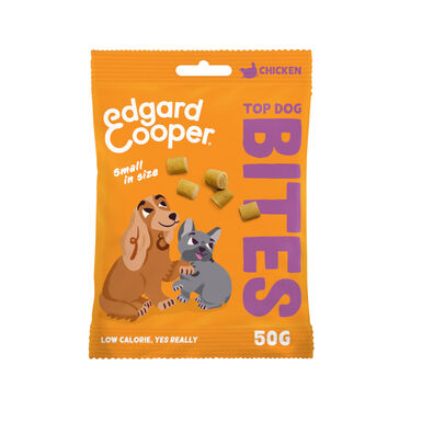 Edgard & Cooper Snacks Mini de Frango para cães 